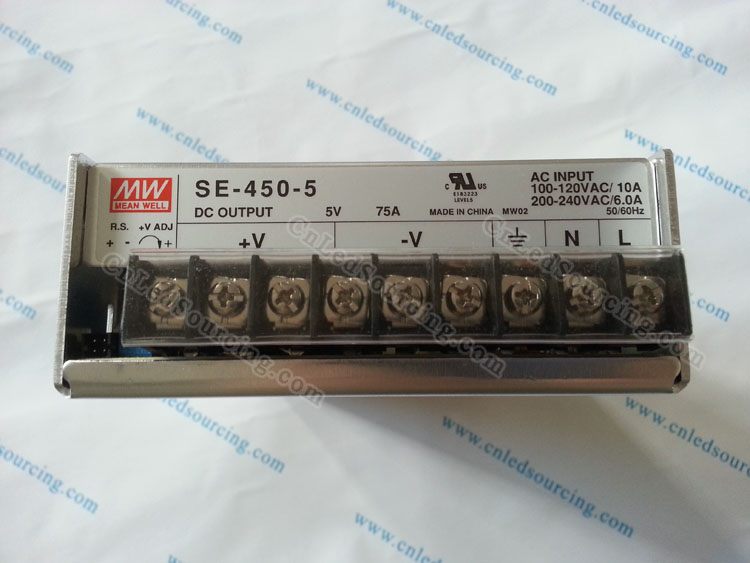 Meanwell SE-450-5 (5V 375W) Power Source Supplier - Click Image to Close